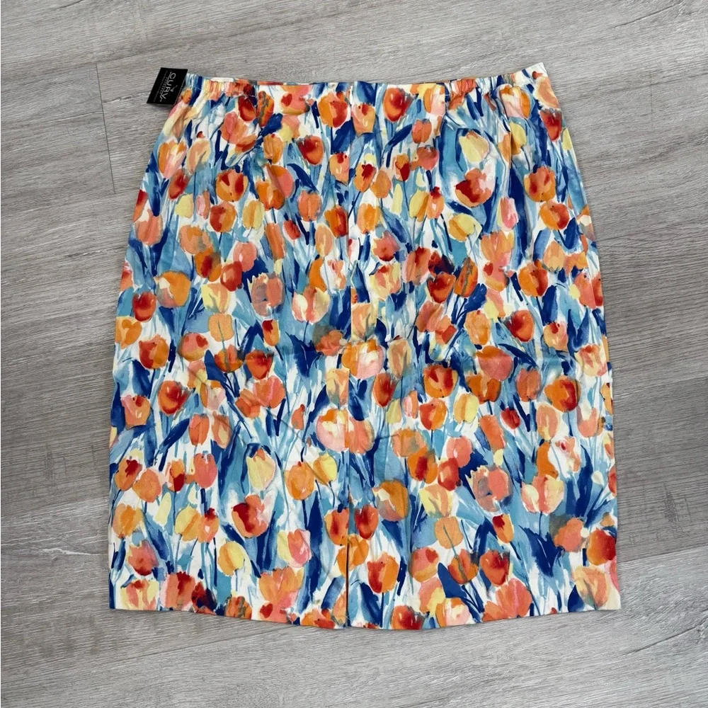 Talbots Orange Tulip Skirt - Size 16_2